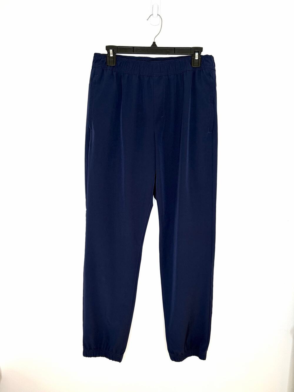 Soybu Men's Woven Jogger Sz M Navy Blue 4-Way Stretch Activewear Athleisure